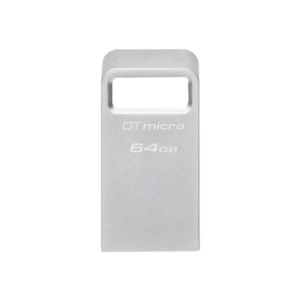 USB-minne - KINGSTON - Dtmicro - 64 GB - USB 3.2 - 200 MB/s Silver