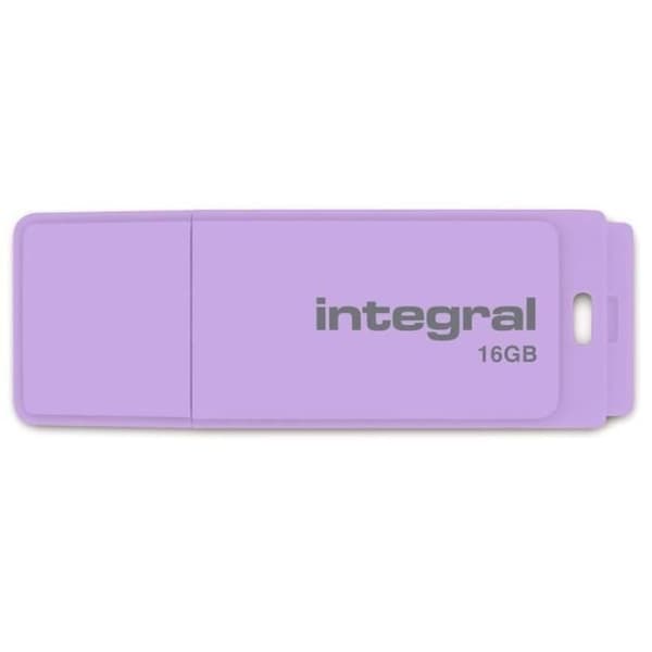 INTEGRAL Pastell USB-nyckel - 16 GB - USB 2.0 - Lavendel
