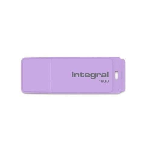 INTEGRAL Pastell USB-nyckel - 16 GB - USB 2.0 - Lavendel