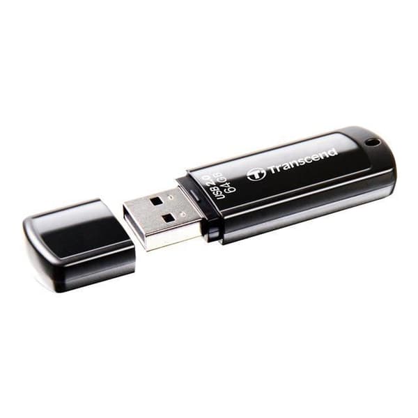 TRANSCEND JETFLASH 350 USB-minne - 64 GB Svart