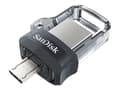 Miniatyrbild 2 av 4: SANDISK ULTRA DUAL DRIVE M3.0 256GB USB-minne - Dubbla anslutningar - Grå