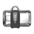 Miniatyrbild 1 av 4: SANDISK ULTRA DUAL DRIVE M3.0 256GB USB-minne - Dubbla anslutningar - Grå