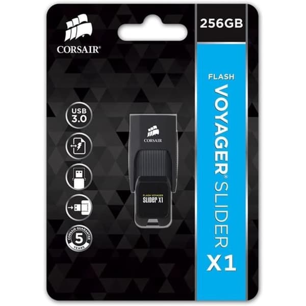 Corsair Flash Voyager Slider X1 256GB USB 3.0 (CMFSL3X1-256GB)