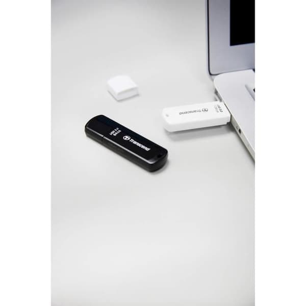 TRANSCEND JETFLASH 700 USB-nyckel - 128 GB - Svart - USB 3.0