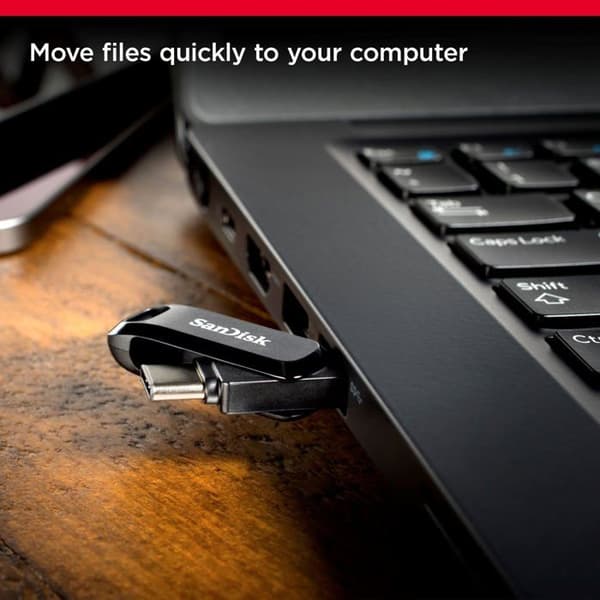 USB-nyckel - Sandisk - Ultra Dual Drive Luxe - 64 GB - USB 3.1 Gen 1 - 150 MB/s