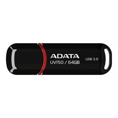 ADATA UV150 64 GB USB-minne - USB 3.0 - Svart Svart