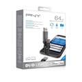 Miniatyrbild 4 av 4: PNY USB-nyckel 64 GB Duo-Link 3.0