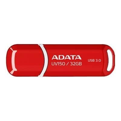 USB-nyckel - ADATA - AUV150-32G-RRD - 32 GB - USB 3.0 - Röd Röd