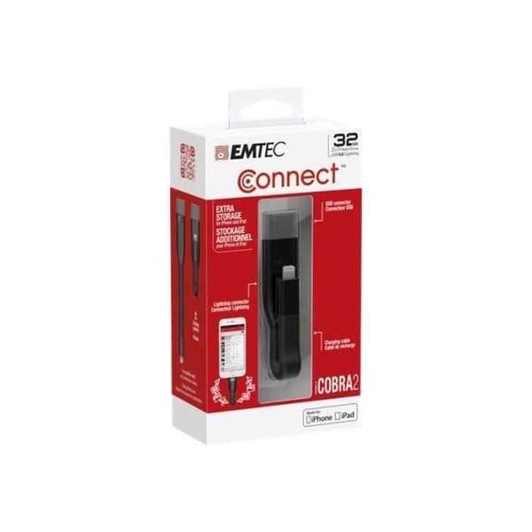 EMTEC iCOBRA2 32 GB USB 3.0 USB-minne - Lightning