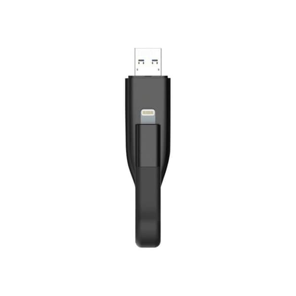 EMTEC iCOBRA2 32 GB USB 3.0 USB-minne - Lightning Svart