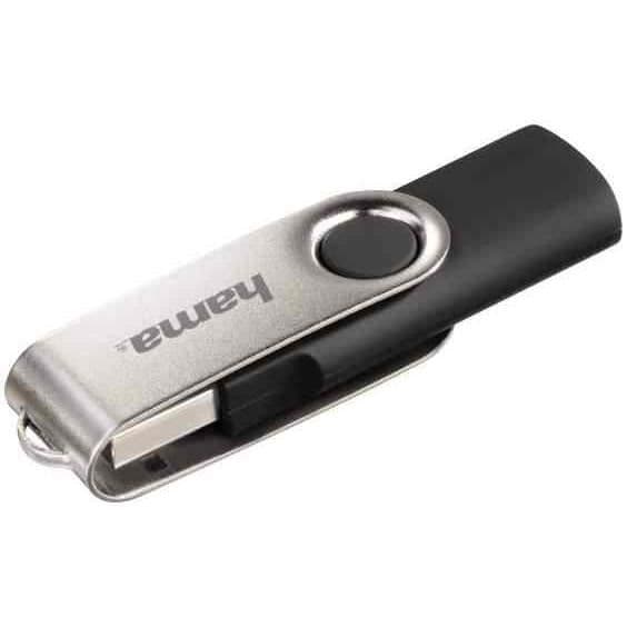 USB-nyckel - HAMA - FlashPen Rotate - 128 GB - USB 2.0 - Hastighet 6 MB/s