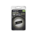 Miniatyrbild 1 av 2: INTEGRAL Secure 360 USB Flash Drive - 8 GB - USB 3.0 - Elegant Black