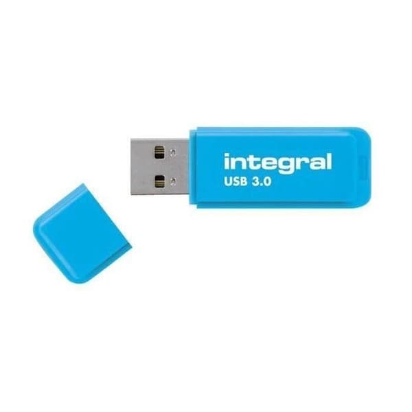 INTEGRAL Neon 64 GB USB 3.0 Stick - Blå