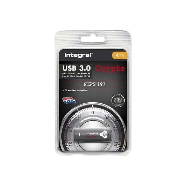 INTEGRAL Crypto USB Key - 4 GB - USB 3.0
