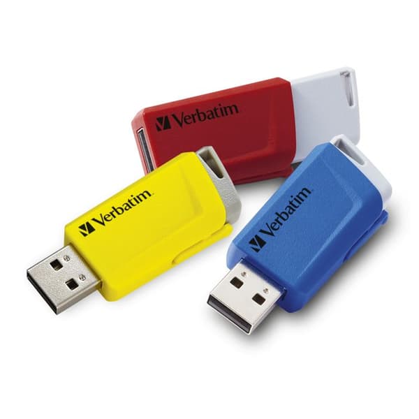 USB-nyckel - VERBATIM - Store 'n' Click - 16 GB - USB 3.2 - Läshastighet 80 MB/s