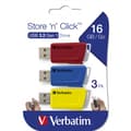 Miniatyrbild 2 av 4: USB-nyckel - VERBATIM - Store 'n' Click - 16 GB - USB 3.2 - Läshastighet 80 MB/s