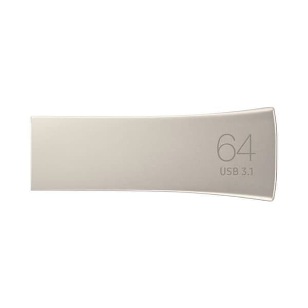 SAMSUNG BAR Plus USB-minne MUF-64BE3 - 64 GB - USB 3.1 Gen 1 - champagne silver