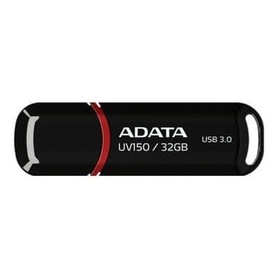 USB-nyckel - ADATA - UV150 32GB - USB 3.0 - Svart Svart