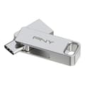 Miniatyrbild 1 av 3: USB-nyckel - PNY - OTG 256GB - USB 3.2 - Silvermetall - USB C/A-kompatibel