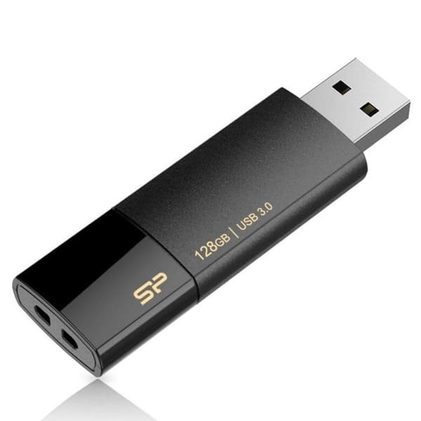 USB 3.0 nyckel B05 - 128 GB - Svart - SILICON POWER Svart
