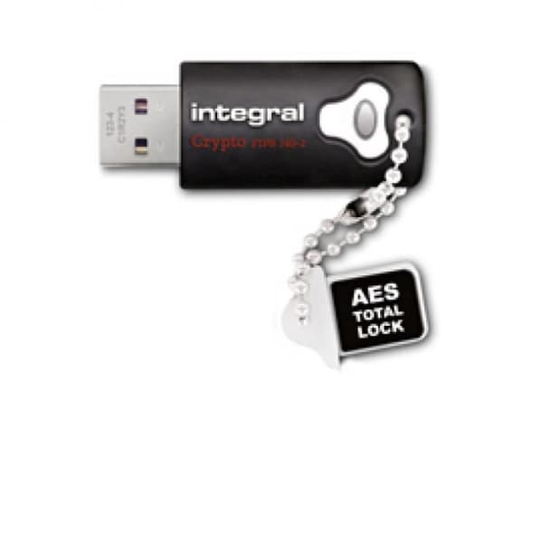 integrerad krypterad usb3.0 nyckel 16gb krypto svart fip Svart