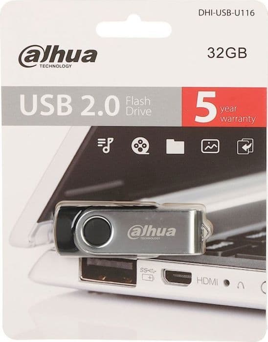 Cle usb Dahua teknologi - USB-U116-20-32GB - Pendrive 32GB DAHUA
