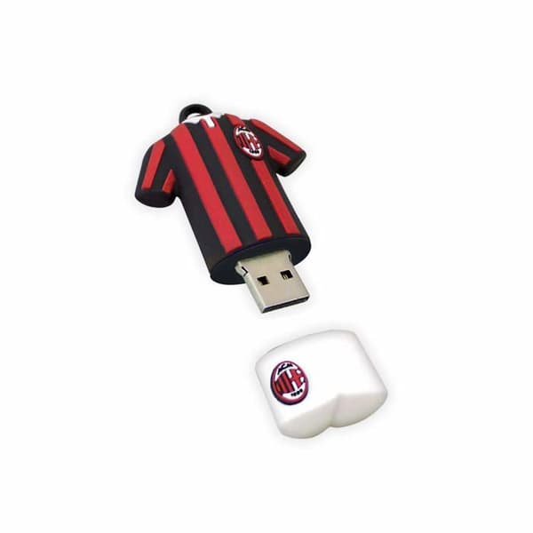 Techmade AC Milan USB-nyckel, USB-nyckel, 32 GB USB 2.0, officiell produkt