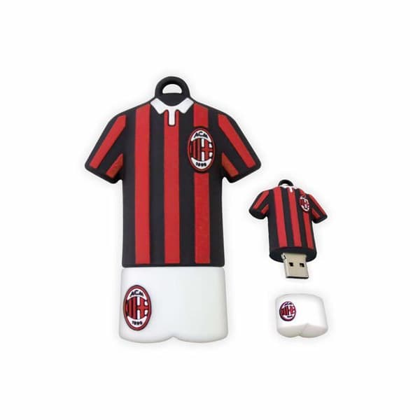 Techmade AC Milan USB-nyckel, USB-nyckel, 32 GB USB 2.0, officiell produkt