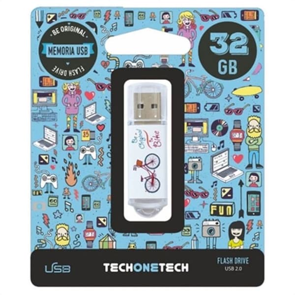 Tech-one-tech usb-nyckel - TEC4005-32 - Pendrive 32GB BE Bike