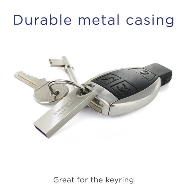 USB-sticka Integral - INFD256GBARC3.0 - 256GB USB-minne 3.2 Gen 1 Fusion med metallhus, upp till 110MB/s