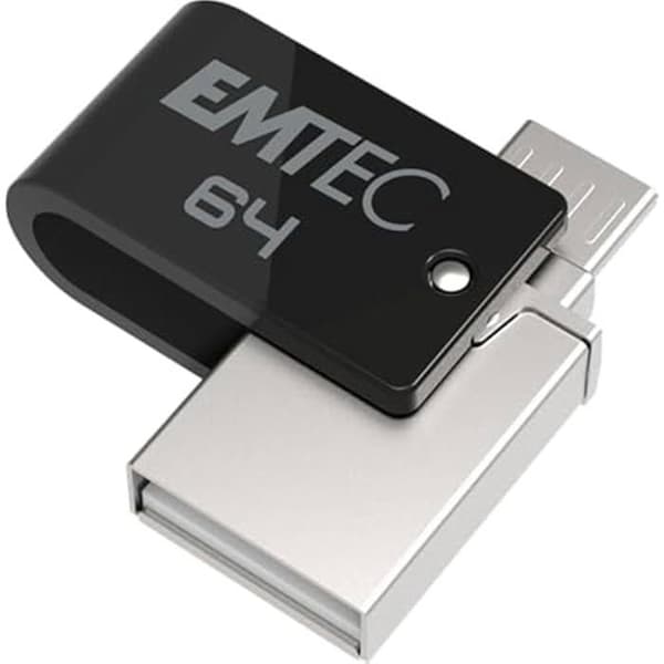 USB-minne - EMTEC - T260B - 64 Go - USB 2.0 - Svängbar 360°