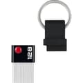 Miniatyrbild 1 av 2: USB-minne - EMTEC - Nano Ring T100 - 128 Go - USB 3.2 - Kompakt och Praktisk Design
