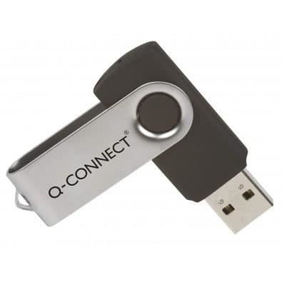 Q-Connect QCONFD8GBEVO USB Nyckel Vit 8 Go