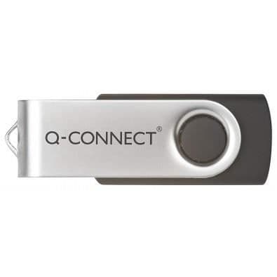 Q-Connect QCONFD8GBEVO USB Nyckel Vit 8 Go Rostfritt stål