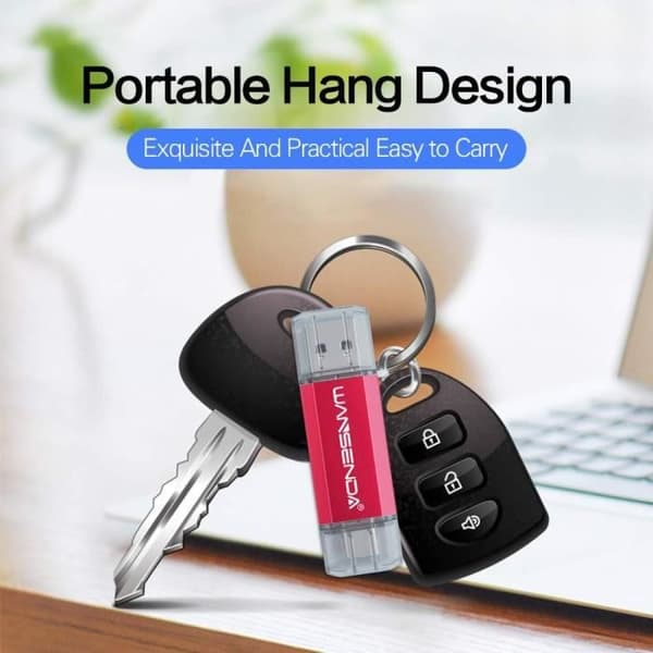 USB-sticka - Wansenda - 512Go - USB 3.0 - Typ C - Kompatibel med Android/PC/Mac