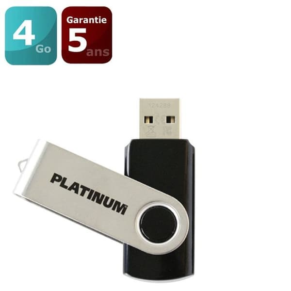 Platinum USB Flash Drive 4GB Svart