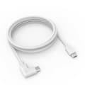Miniatyrbild 2 av 2: USB-C till USB-C-kabel - COMPULOCKS - 1,8 m - 90° kontaktdon - Kompatibel med säkerhetsfodral - Integrerad gömd