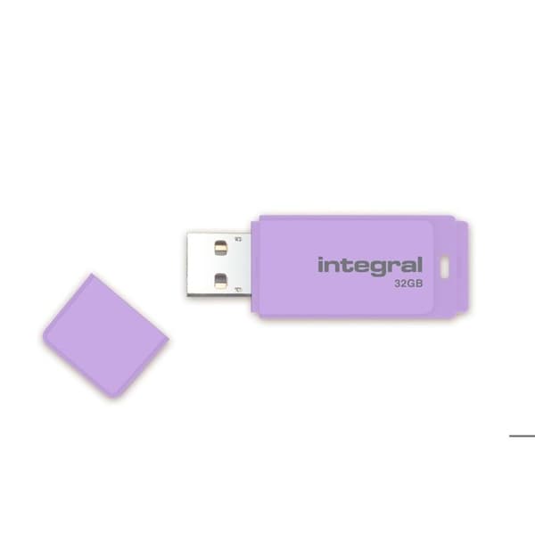 Pastell USB-nyckel - INTEGRAL - 32 GB - USB 2.0 - Lavendel