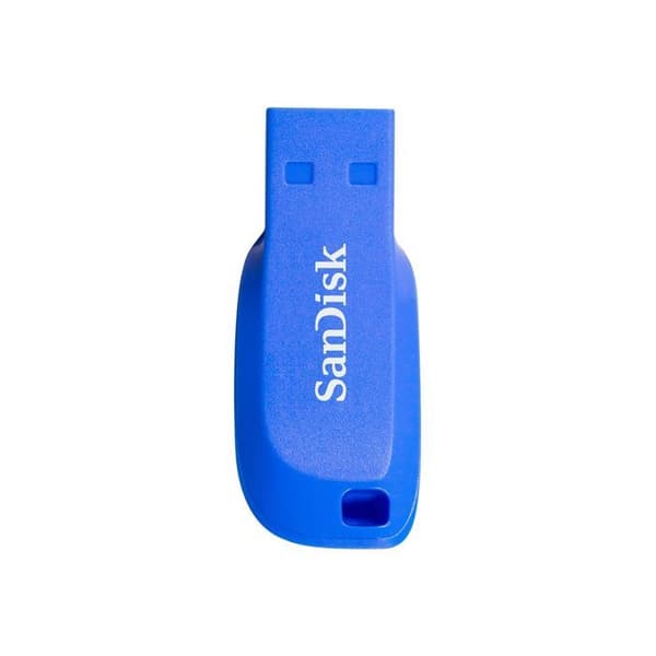 Cruzer Blade USB-nyckel - SANDISK - 32 GB - USB 2.0 - Elblått Blå