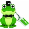 Miniatyrbild 1 av 4: Emtec ECMMD16GM339 Cle USB 2.0 Serie Licens Samling Djur 16 Go Crooner Groda Figur Mati ere Gummi Mjuk