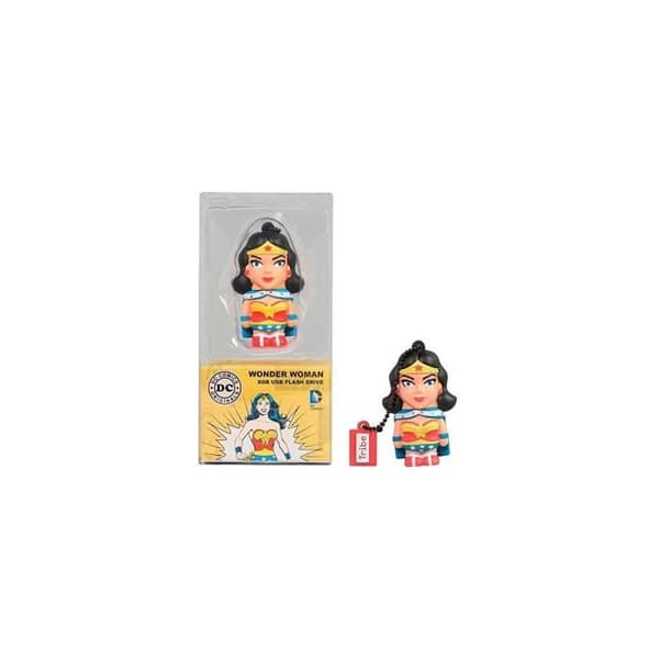 USB-nyckel - TRIBE - WonderWoman - 8 GB - USB 2.0 - Unik design Multifärg