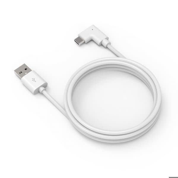 USB-kabel - COMPULOCKS - 6ft USB-A till USB-C - 90 grader - Svart - USB 2.0