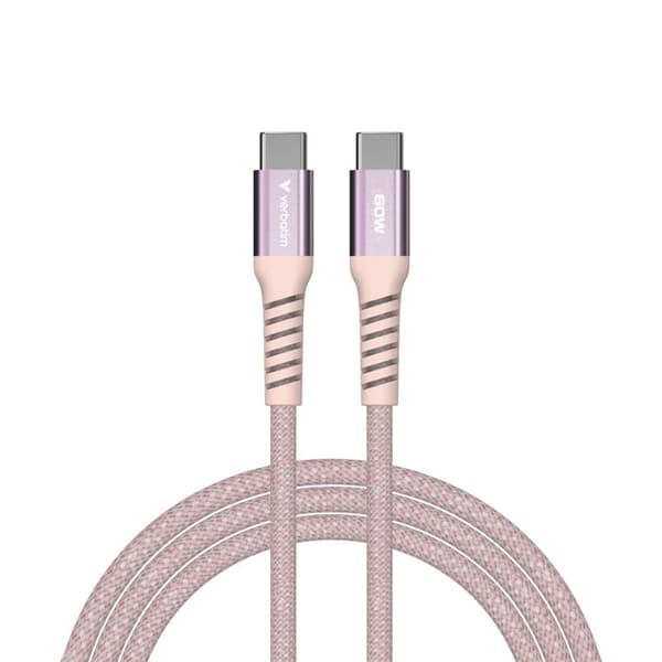 USB-C-kabel - VERBATIM - 31853 - 60W - 120 cm - Rosa