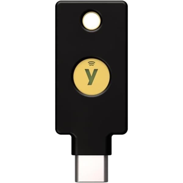 Säkerhetsnyckel - Yubico - Säkerhetsnyckel C NFC - U2F - FIDO2 - Färg Svart - USB