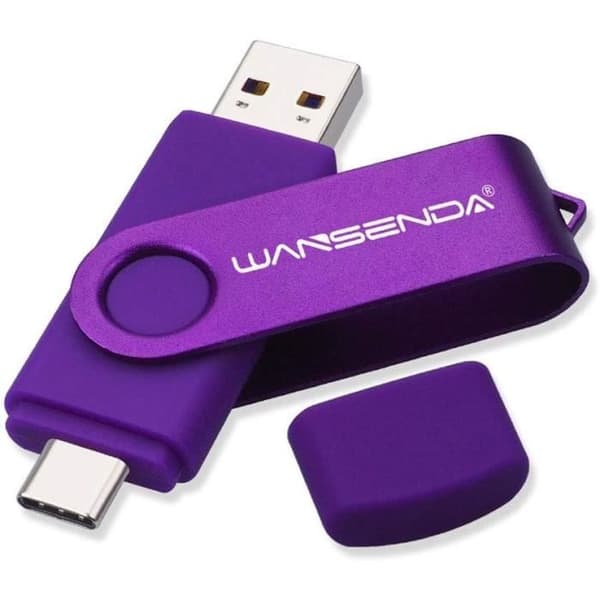 USB-minne - GENERISK - Wansenda - 512 Go - USB 3.0 - Typ C - Lila