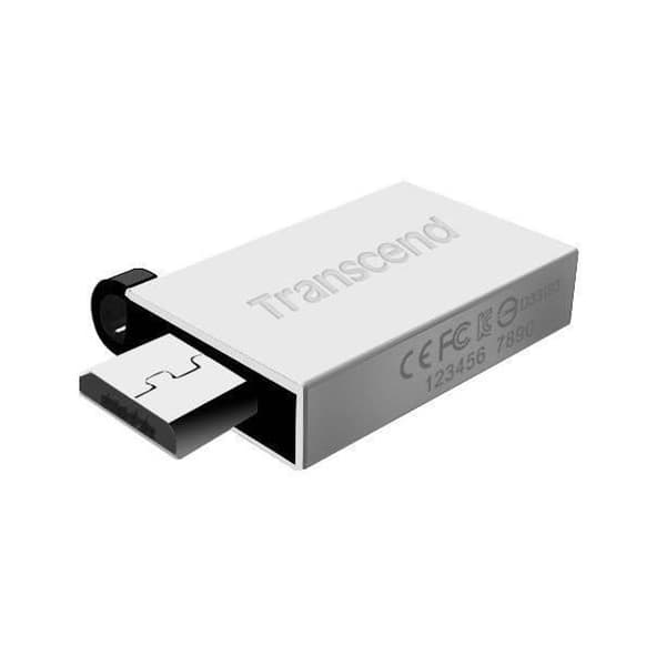 TRANSCEND JETFLASH 380 USB-minne - 32GB - Silverplätering