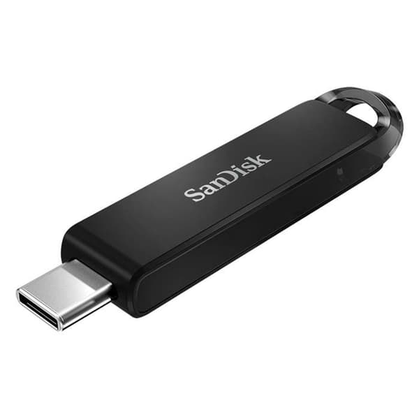 USB-minne - SanDisk - Ultra USB Typ C - 256 Go - USB 3.0 - Svart Svart