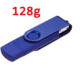 Miniatyrbild 3 av 4: USB-minne - RADINS® - Duo Blå - 128 Go - USB 2.0 - OTG - Micro USB