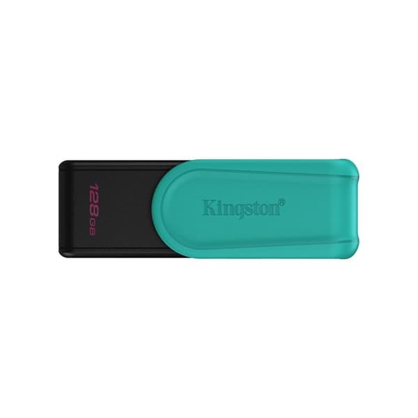 KINGSTON 128Go Bärbar USB 3. Svart, Turkos