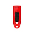 Miniatyrbild 1 av 3: SanDisk Ultra 32 GB rött USB-minne - USB 3.0 - Upp till 80 MB/s